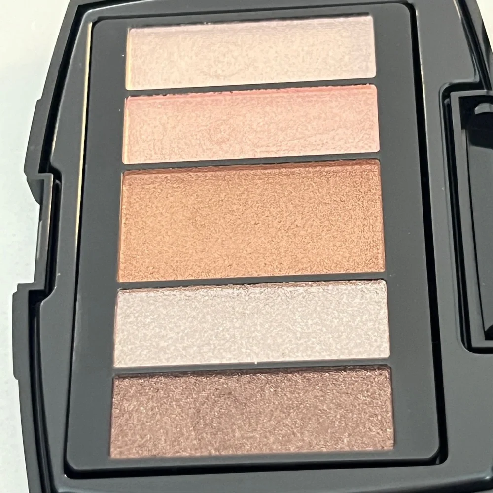 NWT Lancôme Eyeshadow 5Palette HWSNOW metalic PinkCopperGoldSilverBronzeBrown